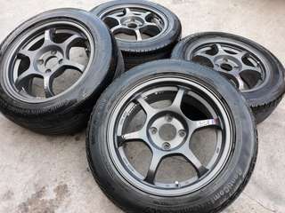 Sport rim baru 16 inci volk Rays te37 copy Japan, Aksesori 