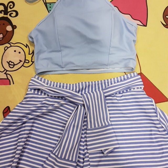 2 Piece Blue Swimsuit (Price reduced!), Women's Fashion, Swimwear