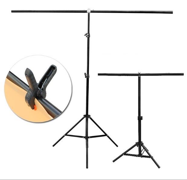 2 x 2 meter T - Portable backdrop stand, Photography, Photography ...
