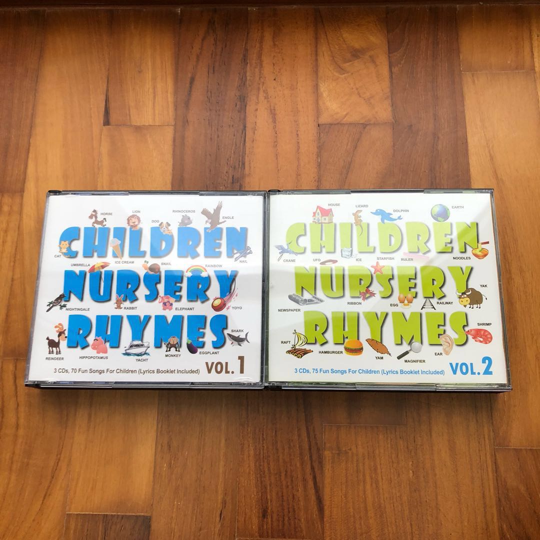 6 Cds 145 Songs Children Kids Nursery Rhymes English Audio Cd 6 Cds 145 Songs Children Kids Nursery Rhymes English Audio Cd Preschool On Carou