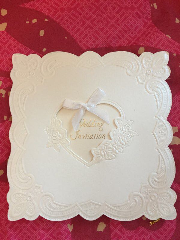 結婚請帖 信封 書本 文具 雜誌及其他 Carousell