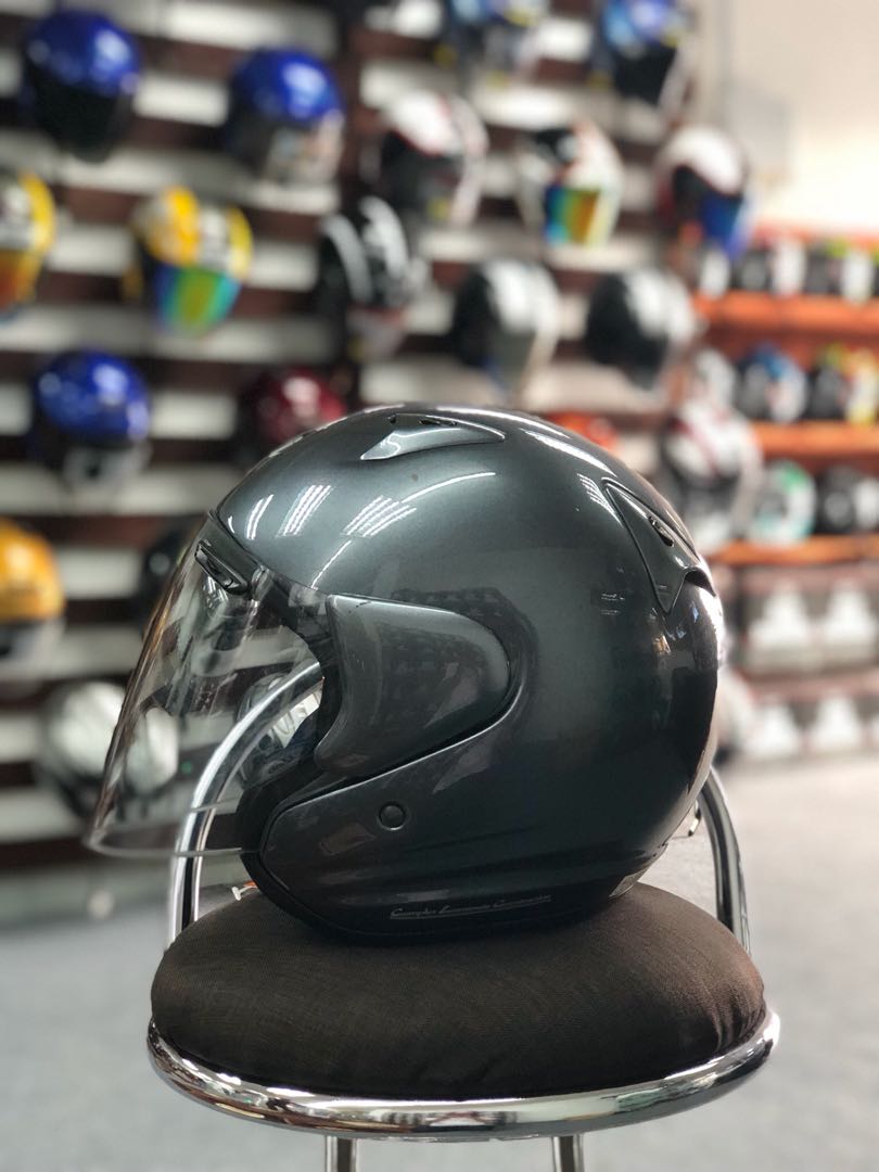 Arai szf grey, Motorbikes on Carousell