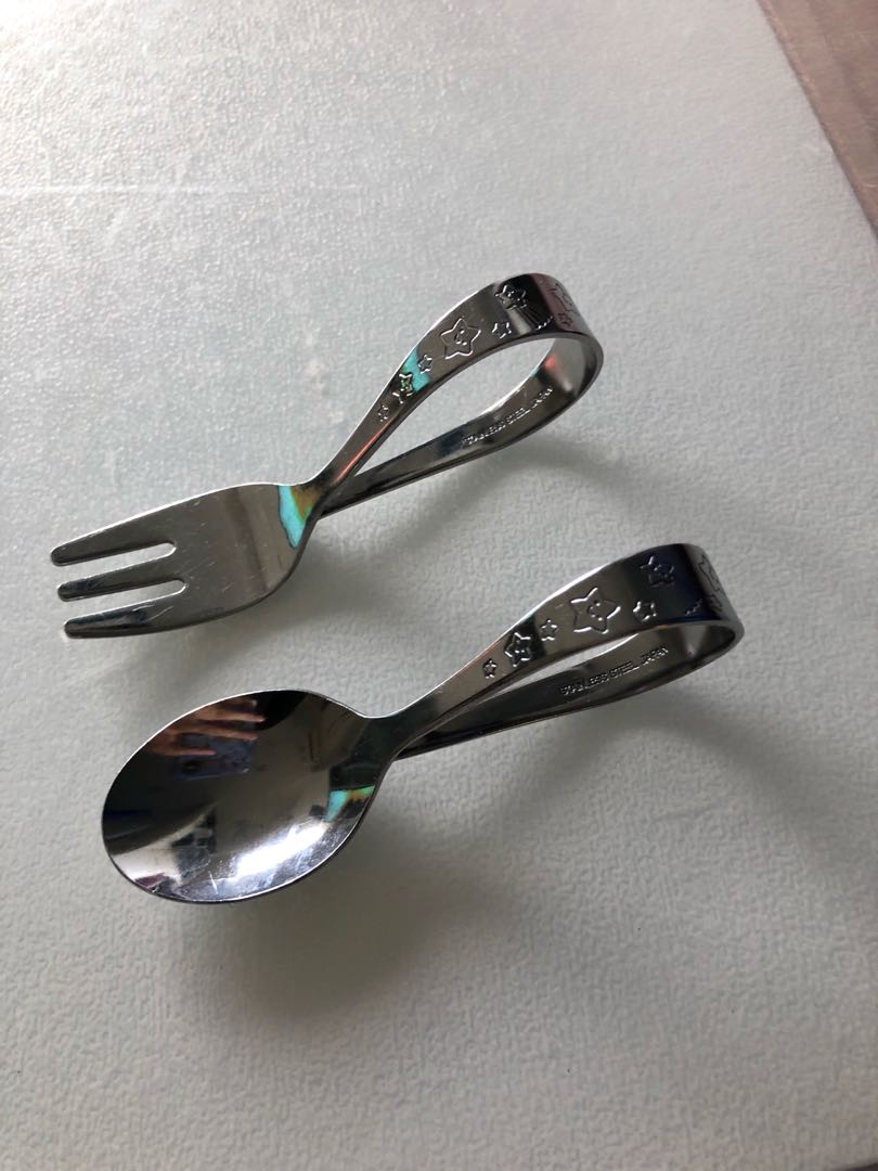 curved toddler feeding spoon