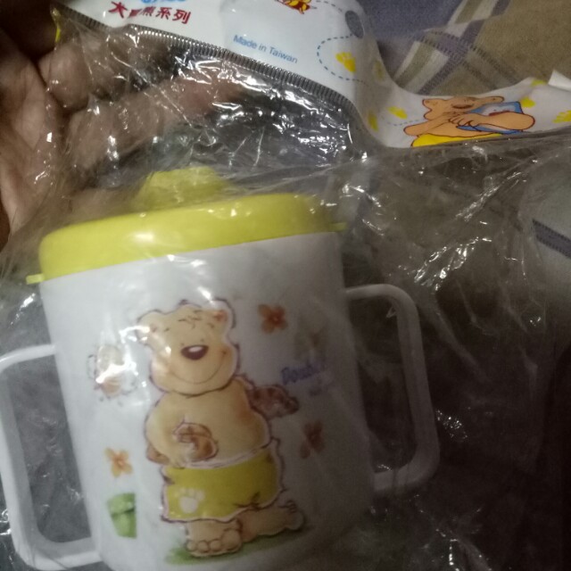 Baby training Cup (White) (Category: Toilet Training) located in Mandaluyong City. Submitted by appleblossoms07 (Listing ID 162898433, Image 1). Description: new but old stock made in Taiwan #0245.