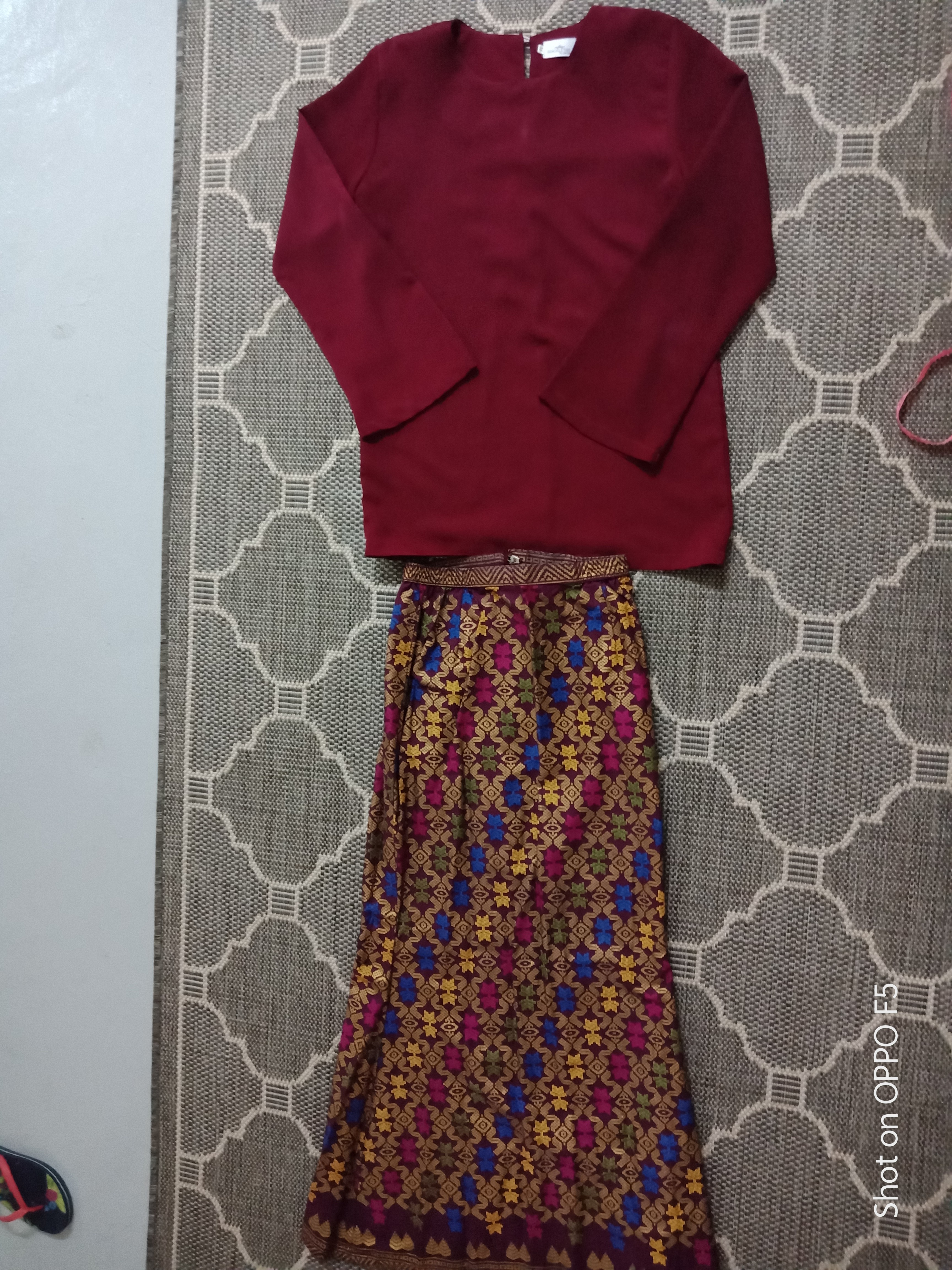  Baju  Kurung  Moden Kain  Songket  Sarawak Fesyen Muslimah 
