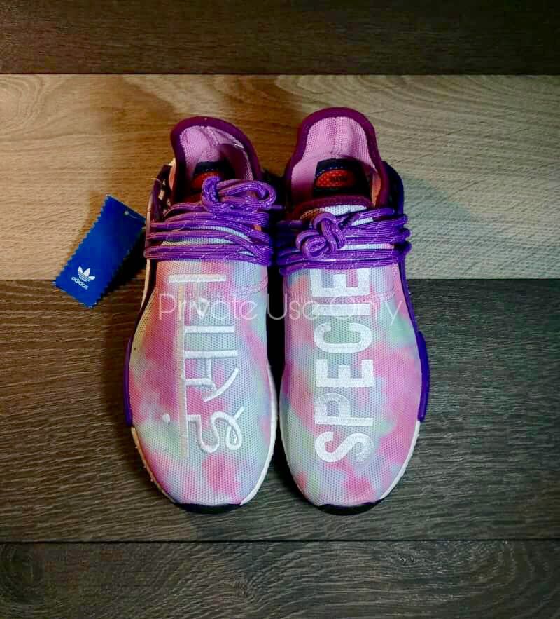 スニーカー adidas Human Race NMD Pharrell Holi Festival (Pink Glow) adidas Human Race NMD Pharrell Holi Festival (Pink Glow
