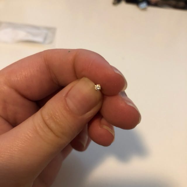 BVLA Genuine Diamond Rose Gold Nose Stud Women s Fashion Jewelry on Carousell