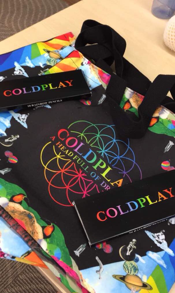 Coldplay 2017 A Head Full of Dreams Official Merchandise, Everything ...