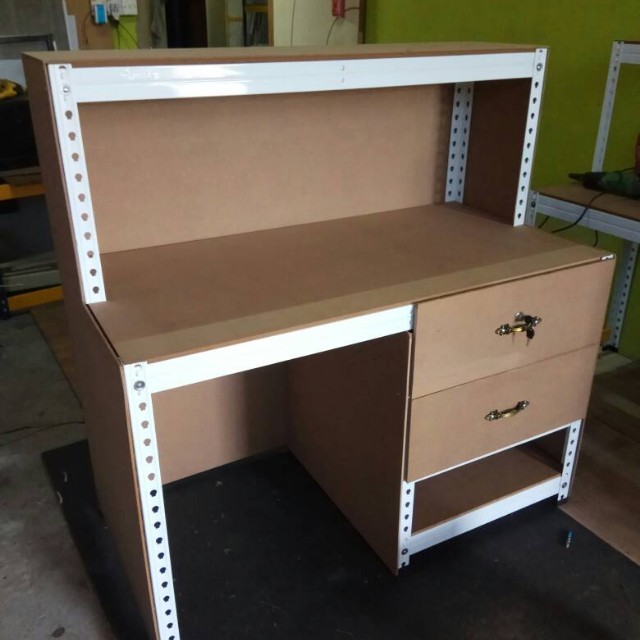 Front Desk Counter With Drawer Boltless Custom Made Home Photo