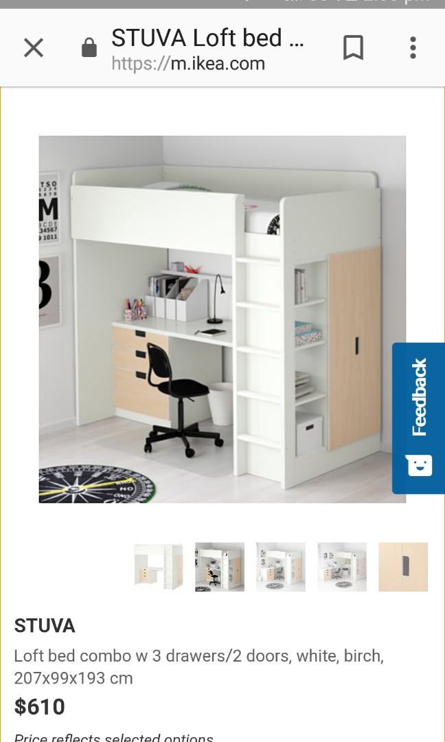Ikea Stuva Loft Bed Furniture Others On Carou Photo
