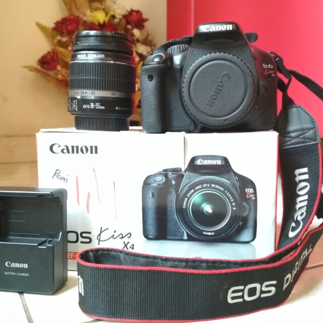 kamera dslr canon eos kiss x4