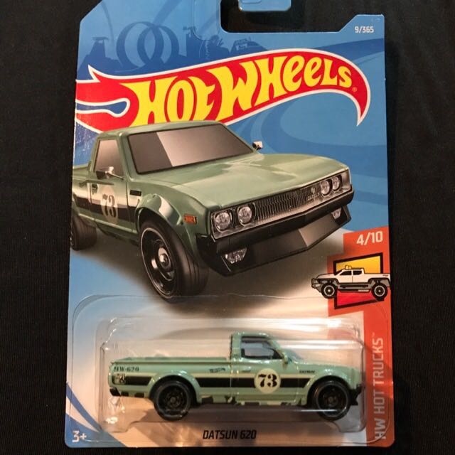 hot wheels green truck