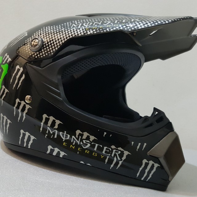 Monster energy full hot sale face helmet mtb