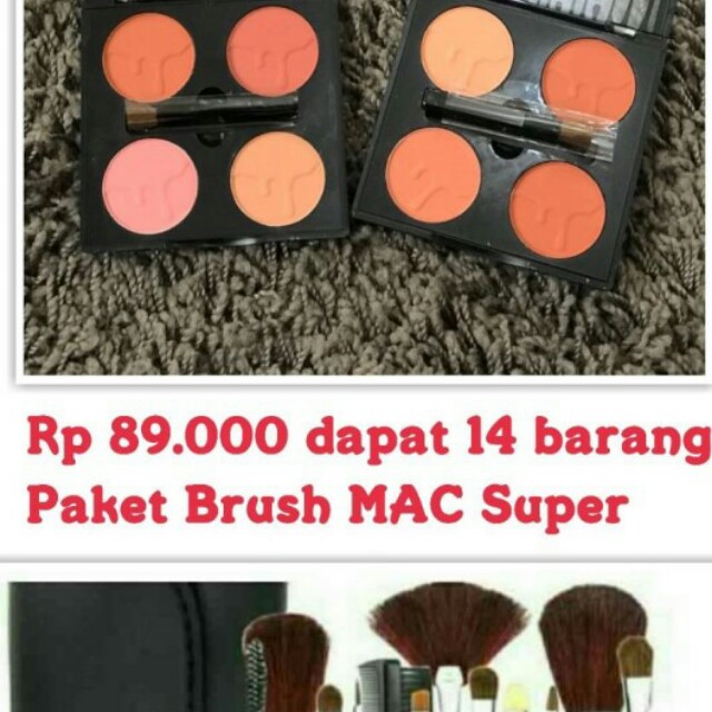 Paket Brush Mac Health Beauty Makeup On Carousell