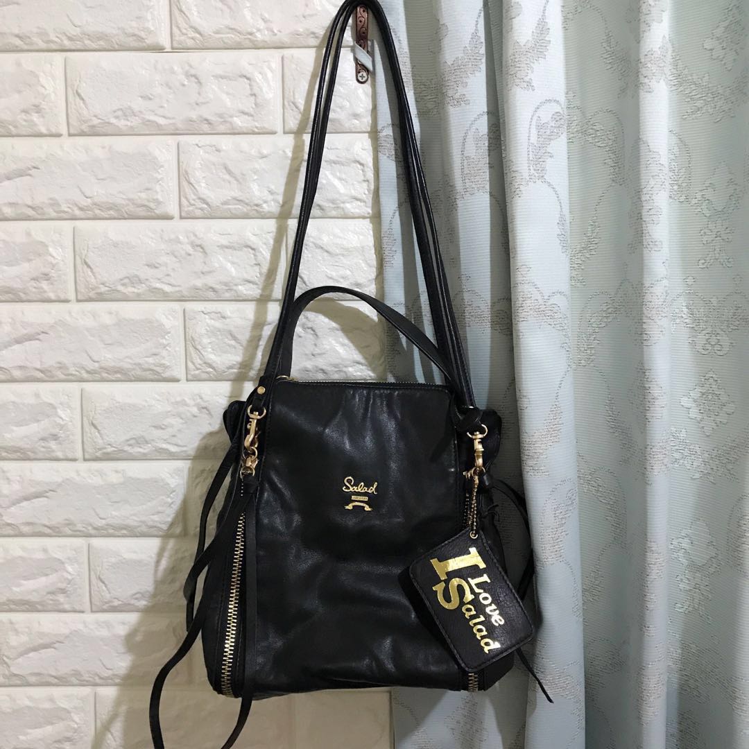 salad经典真皮包(可3背)