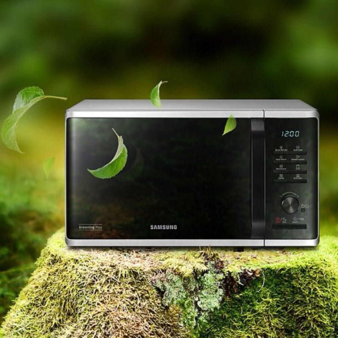 Samsung Grill Microwave Oven With Healthy Steam 23l Mg23k3513gk Photo