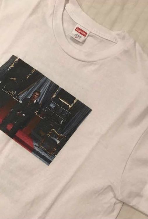 supreme friends tee grey