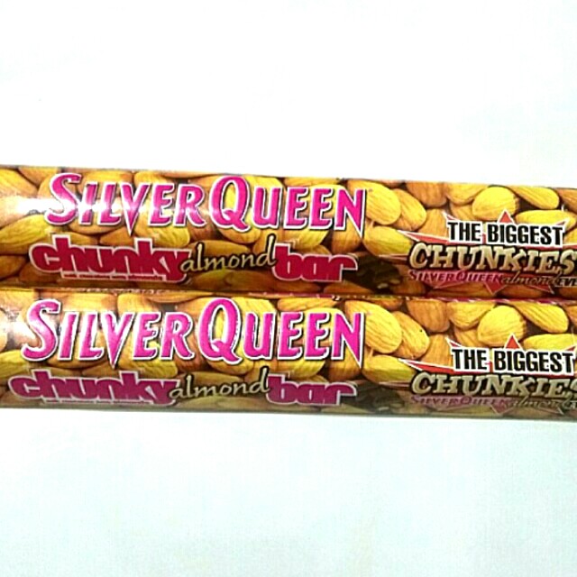 Termurah Paket 3pcs Silver Queen Chunky Bar Almond 100gr Makanan Minuman Snek Di Carousell Was really disappointed when after waiting a week and a half for my order to arrive, and having spent 9 dollars on shipping, that the bars i ordered were not the ones mentioned in the description on the amazon site. termurah paket 3pcs silver queen chunky bar almond 100gr