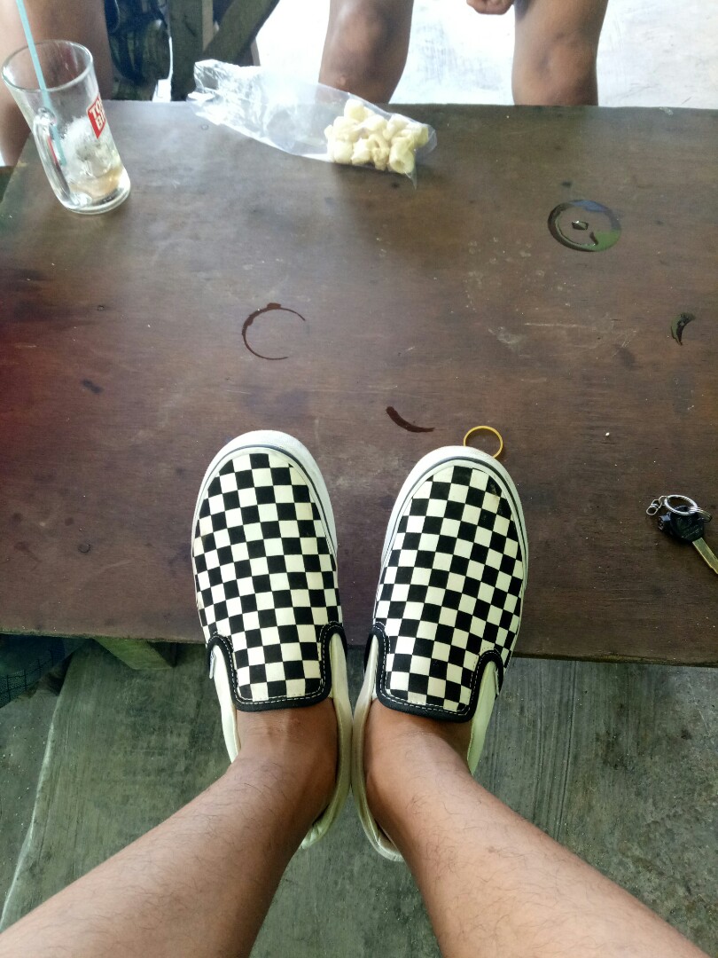 sepatu vans checkerboard ori