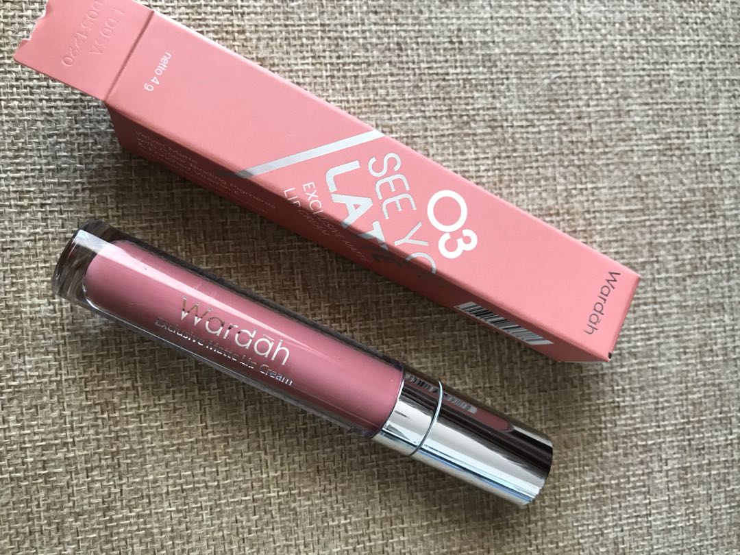Wardah Exclusive Matte Lip Cream See You Latte Kesehatan