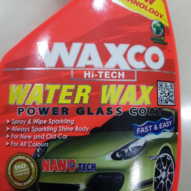 Waxco Water Wax Car Accessories On Carousell