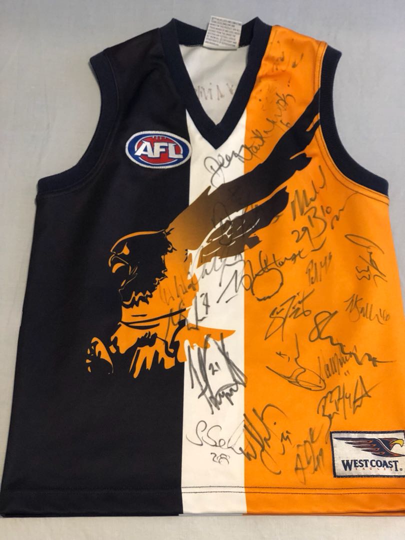 West Coast Eagles Top 2006 Team Signatures Sports Athletic