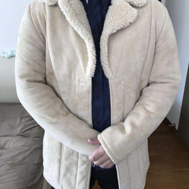 suede winter jacket mens