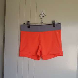 Fluoro pink running shorts