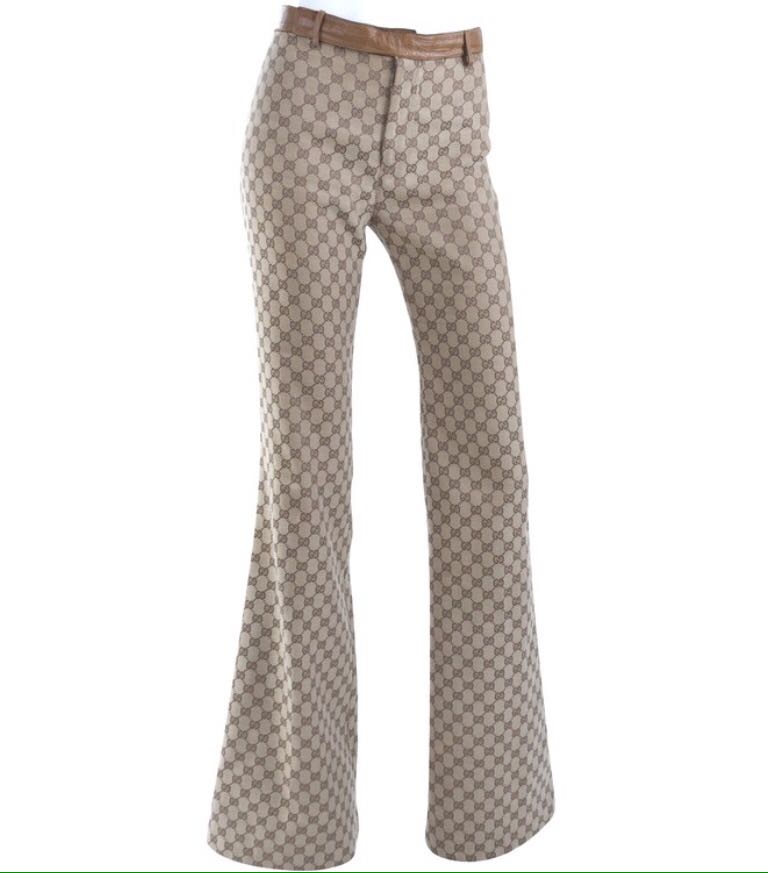 gucci monogram pants