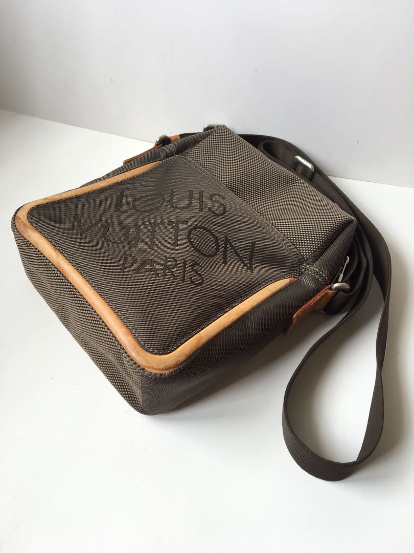 Louis Vuitton Vintage - Damier Geant Citadin - Black - Fabric Canvas and  Calf Leather Crossbody Bag - Luxury High Quality - Avvenice