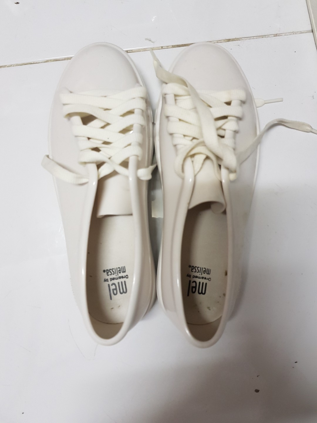 Authentic melissa rubber covered shoes 
