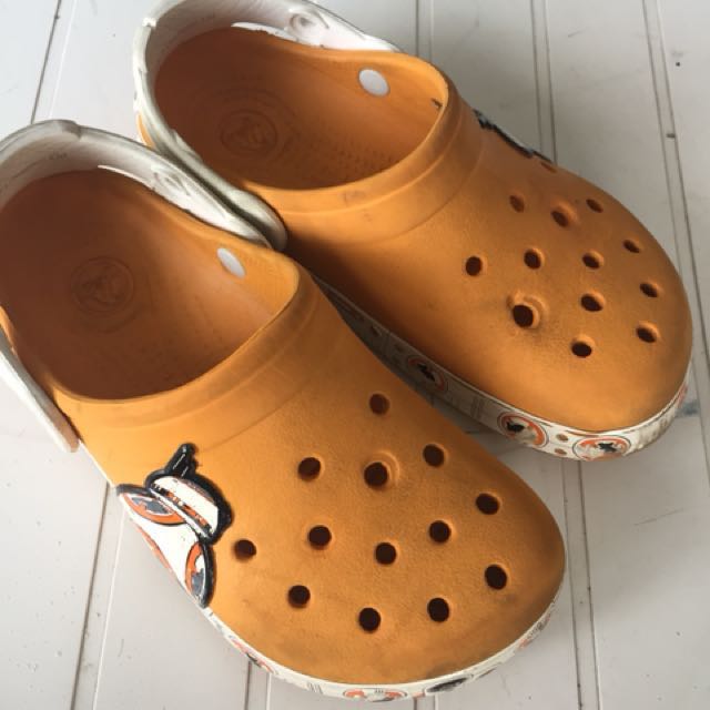 orange crocs size 12
