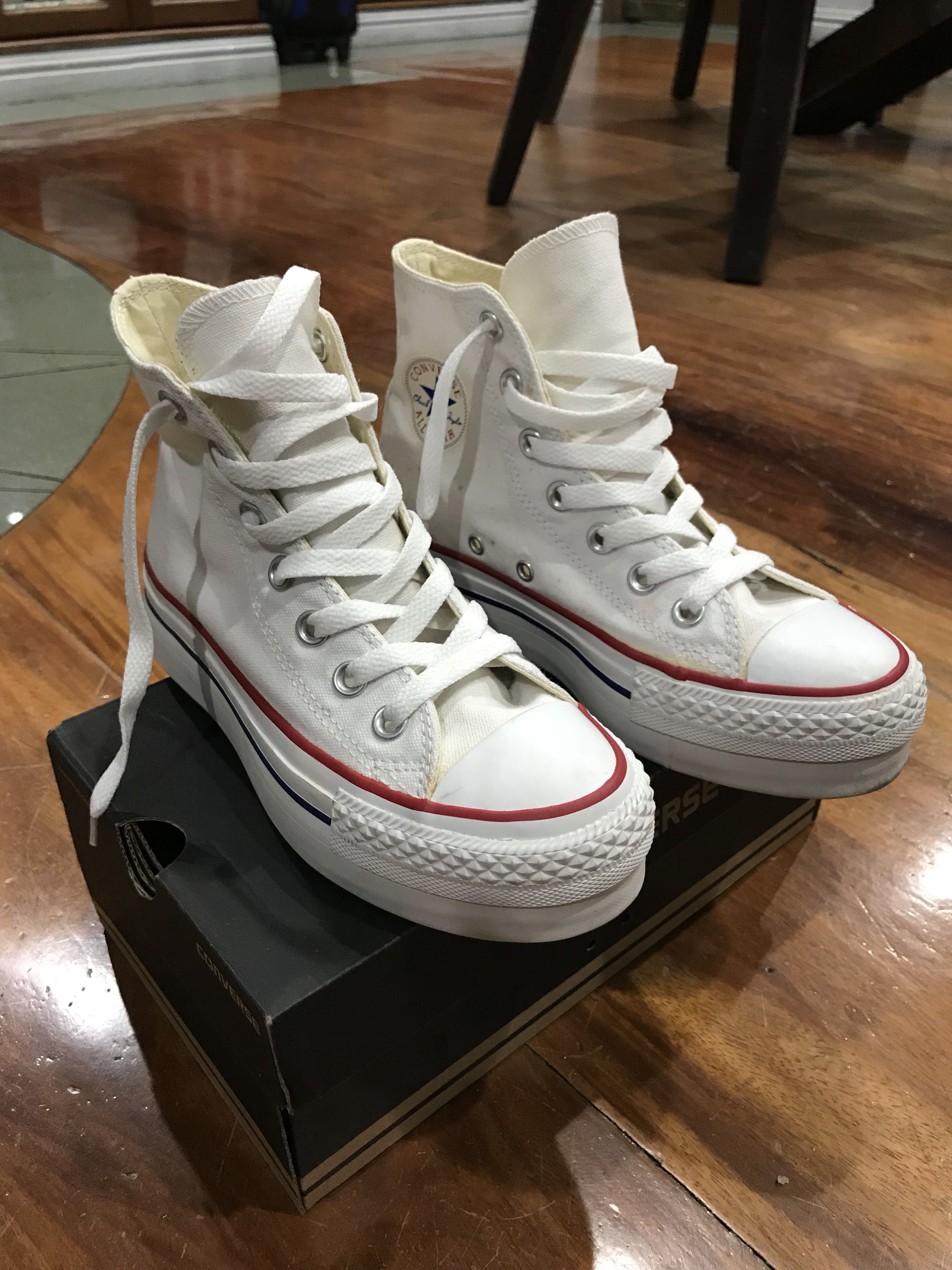 Converse High Cut Thick Sole Sneakers 