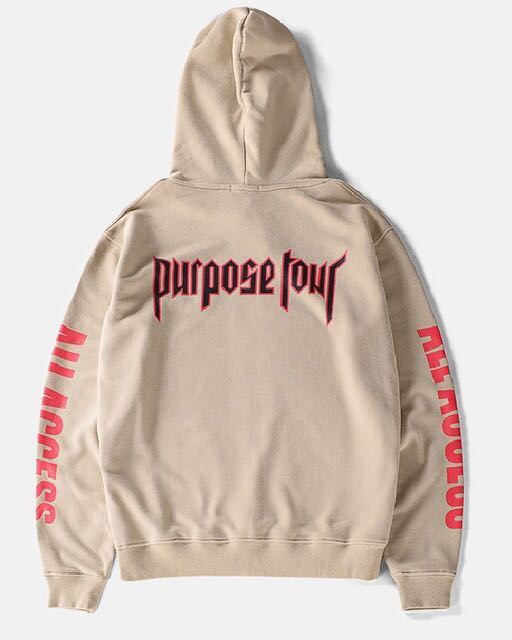 H M Justin Bieber Hoodie Purpose Tour Merch