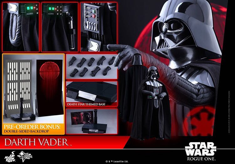 rogue one hot toys vader