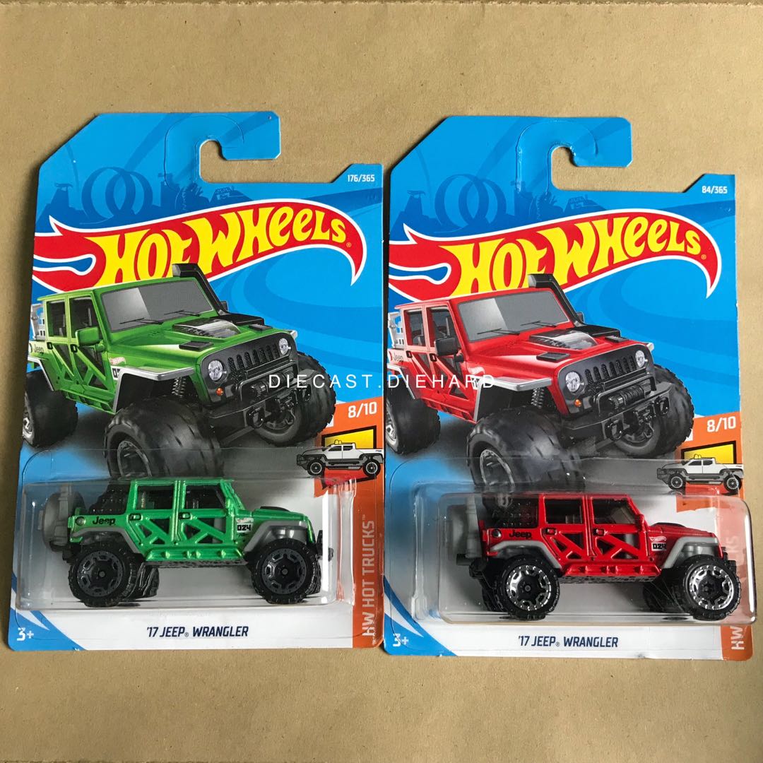 hot wheels jeep wrangler toy