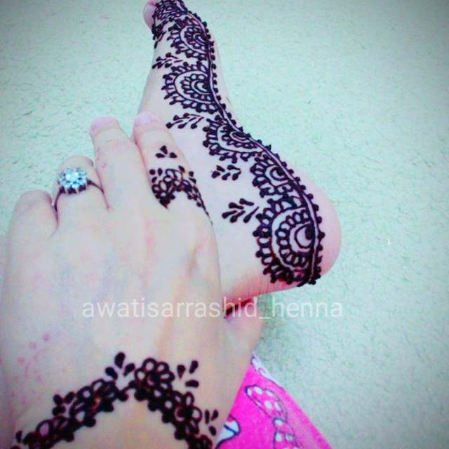  Henna Kahwin Simple 