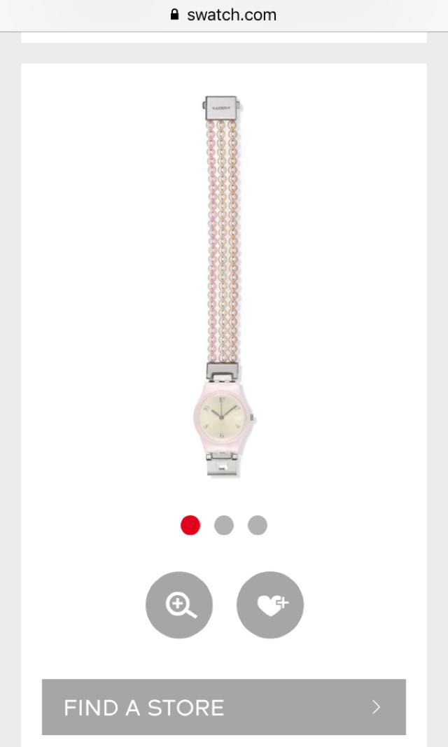 Swatch pearl sales watch