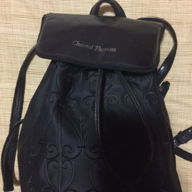 limited edition chantal thomass black backpack