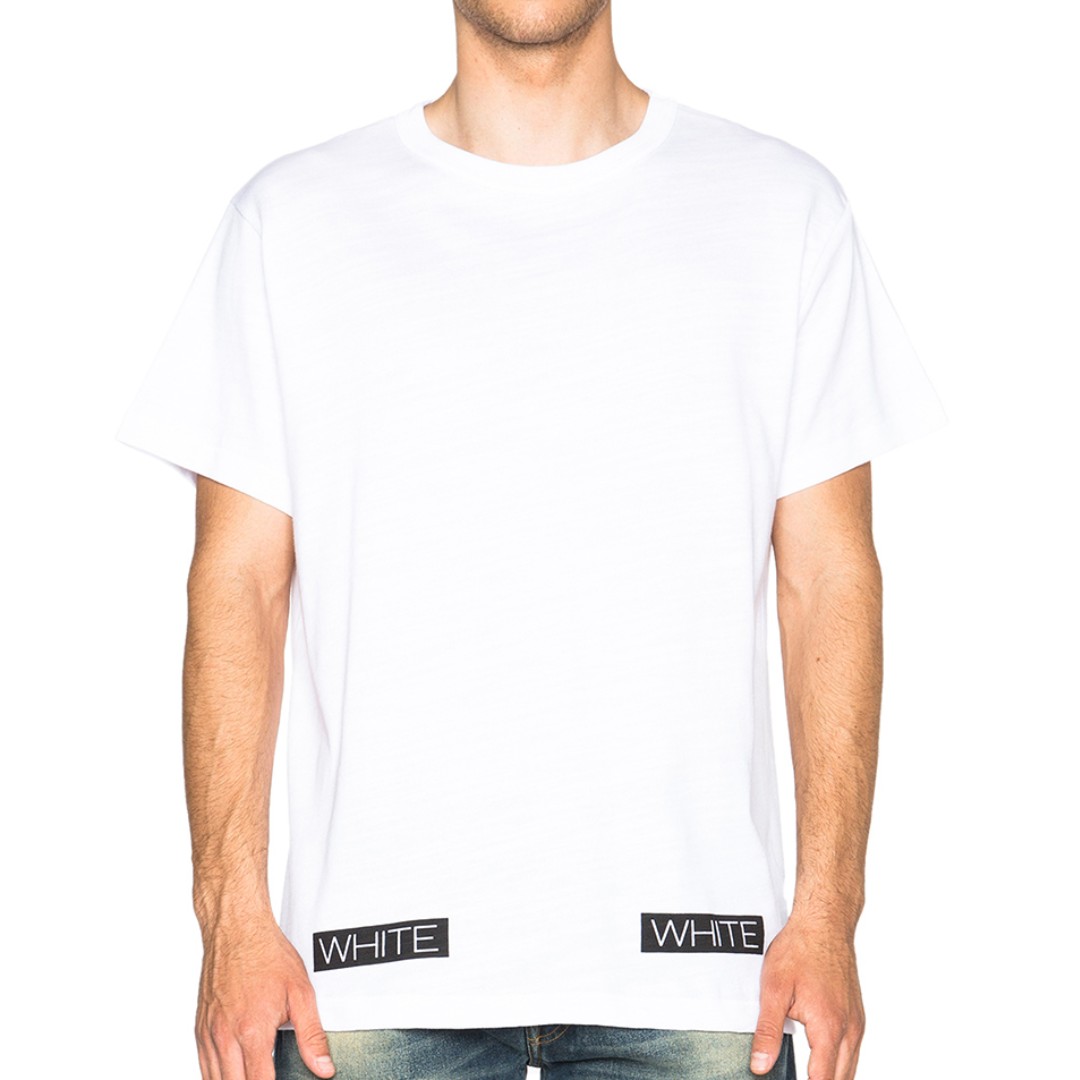 Off-White c/o Virgil Abloh Orange Box Tee in White for Men