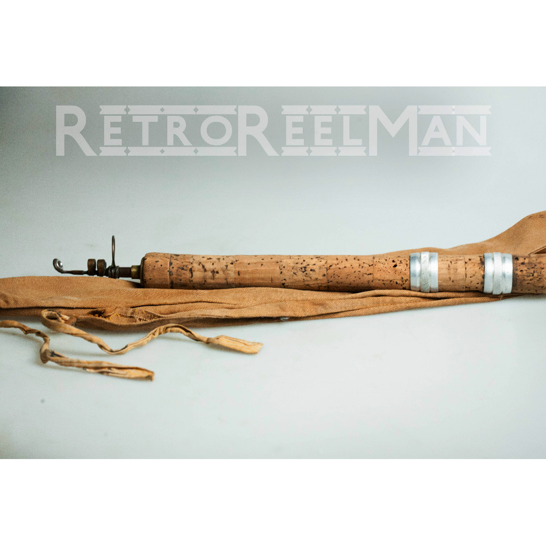 Super Rare Vintage Early 1900's Brass Telescopic Fishing Rod