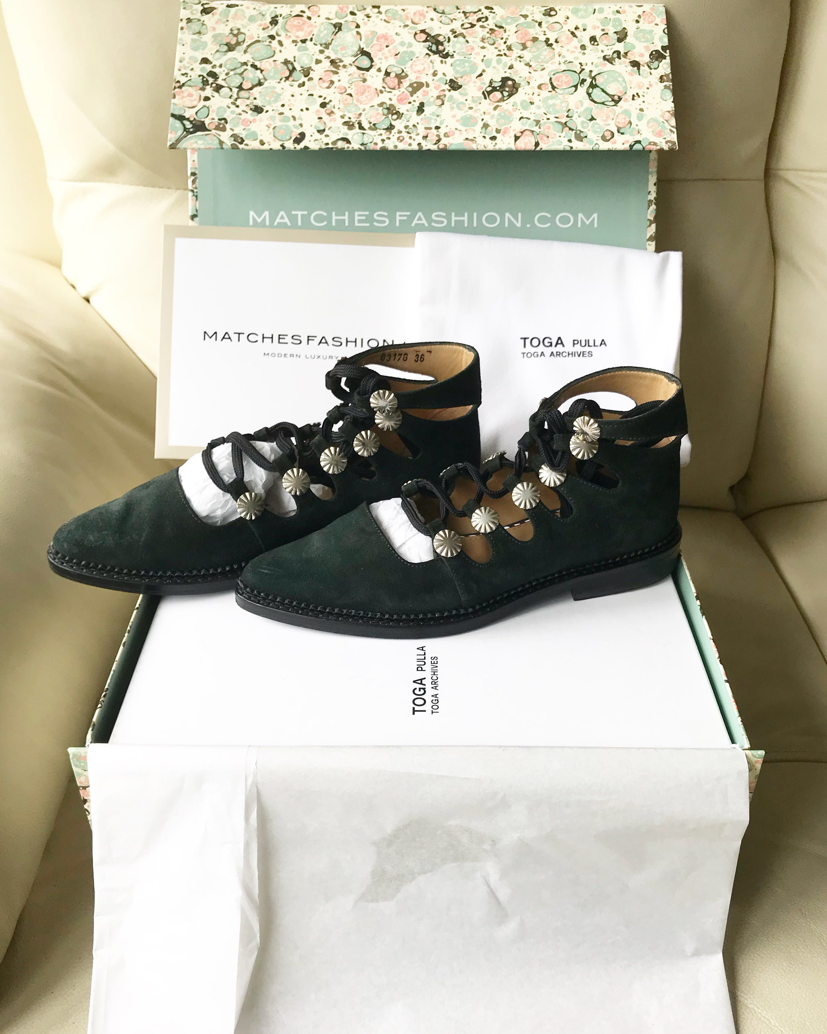 Toga pulla cheap lace up boots