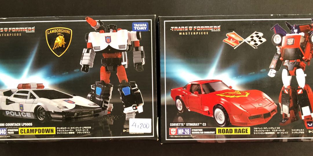 Transformers masterpiece mp road rage and clampdown, Hobbies & Toys ...