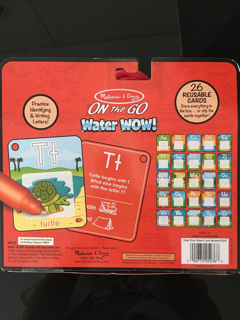 Water Wow! Alphabet & Animal Cards ON the GO, Hobbies & Toys, Toys