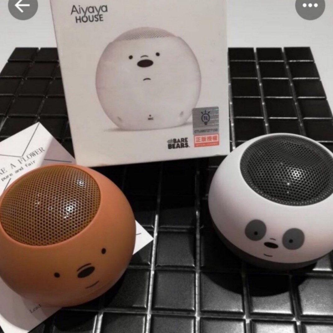 We Bare Bears Bluetooth Speaker