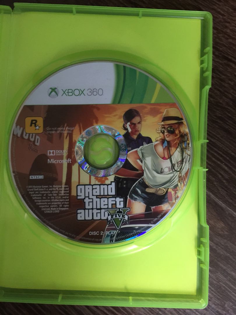 GTA 5 Xbox 360 GTA 5 Xbox 360 game only has disk 2but disk is in good  conditio - Xbox 360 - Ideas of Xbox 360 #xbox360 #xbox #xb…