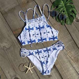 Blue & White Tie Dye Bikini (BRAND NEW)