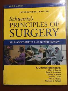 Schwartz’s Principles of Surgery Self-Assessment and Board Review 8th edition