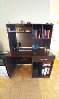Office Desk - Dark Brown