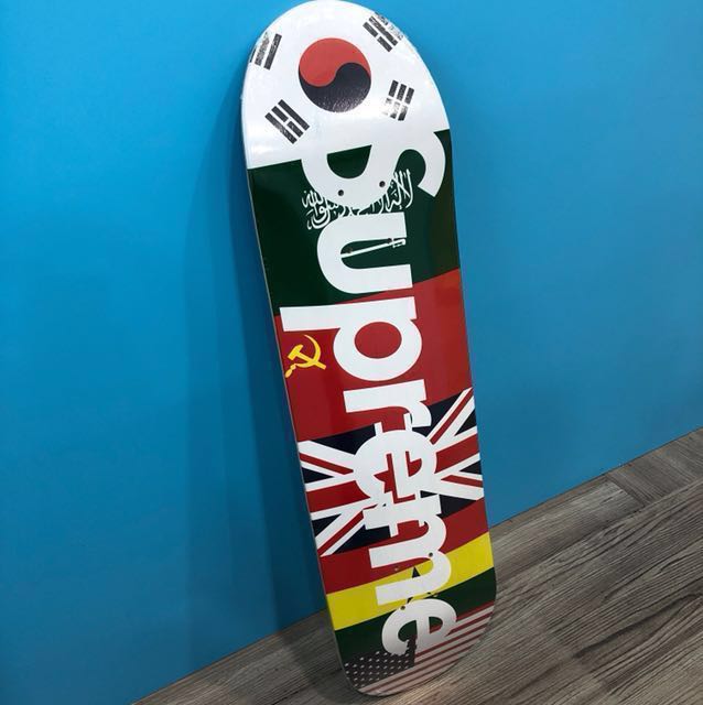 Buy Supreme Flag Skateboard | UP TO 58% OFF